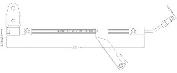 Тормозной шланг REMKAFLEX 5016