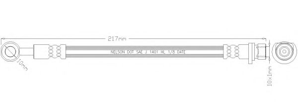 Тормозной шланг REMKAFLEX 5288