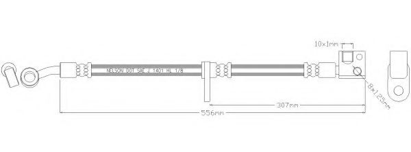 Тормозной шланг REMKAFLEX 6983