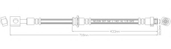 Тормозной шланг REMKAFLEX 7035