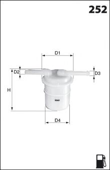 Топливный фильтр MECAFILTER ELE3585