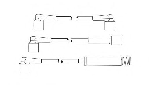 Комплект проводов зажигания SCT Germany PS 6581