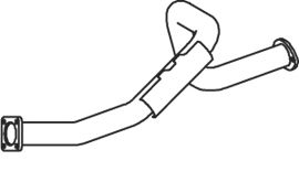 Труба выхлопного газа DINEX 39202