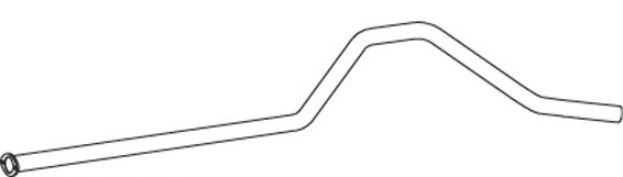 Труба выхлопного газа DINEX 39608