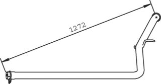 Труба выхлопного газа DINEX 36607
