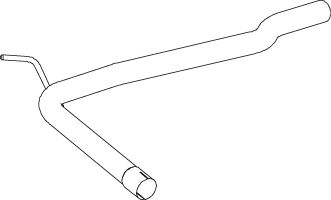 Труба выхлопного газа ZARA 2237