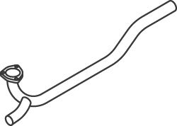 Труба выхлопного газа DINEX 52201