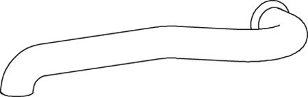 Труба выхлопного газа DINEX 64793