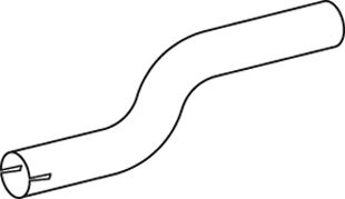 Труба выхлопного газа DINEX 50638