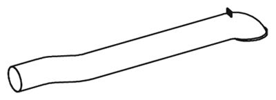 Труба выхлопного газа DINEX 47741