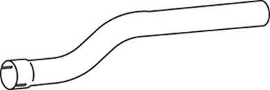 Труба выхлопного газа DINEX 21689