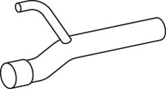 Труба выхлопного газа DINEX 68705