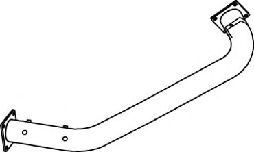 Труба выхлопного газа DINEX 22132