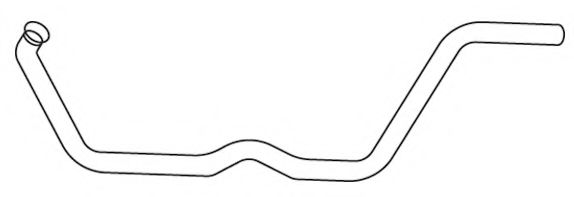 Труба выхлопного газа DINEX 29128