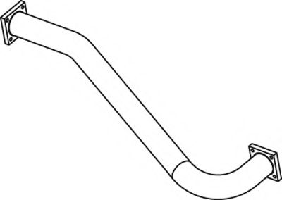 Труба выхлопного газа DINEX 44110