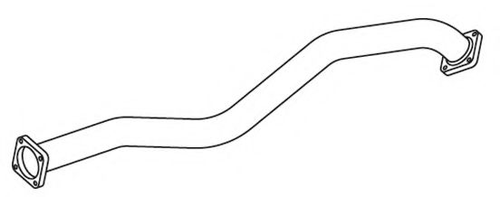 Труба выхлопного газа DINEX 44112