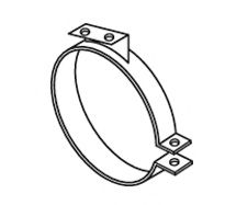 Кронштейн, труба выхлопного газа DINEX 44815