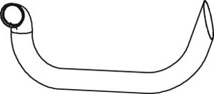 Труба выхлопного газа DINEX 68755