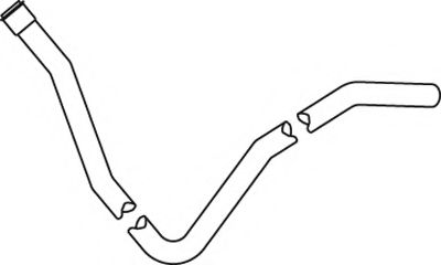 Труба выхлопного газа DINEX 15104