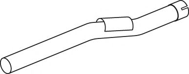 Труба выхлопного газа DINEX 18600