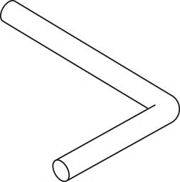 Труба выхлопного газа DINEX 18611