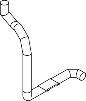 Труба выхлопного газа DINEX 19100