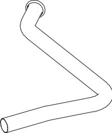 Труба выхлопного газа DINEX 53673