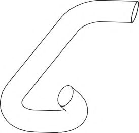 Труба выхлопного газа DINEX 54157