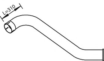 Труба выхлопного газа ZARA 9437