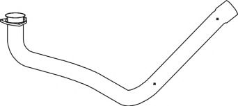 Труба выхлопного газа DINEX 64180