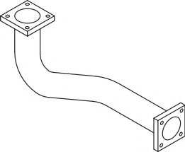 Труба выхлопного газа DINEX 64206