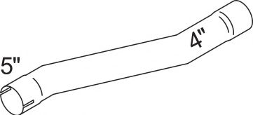 Труба выхлопного газа DINEX 70132