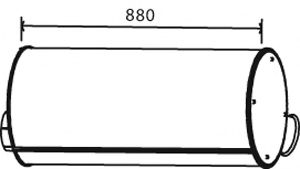 Средний / конечный глушитель ОГ ZARA 1277