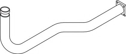 Труба выхлопного газа DINEX 70227