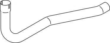 Труба выхлопного газа DINEX 70248