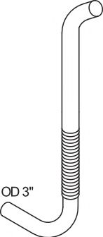Труба выхлопного газа DINEX 70616