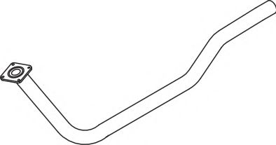 Труба выхлопного газа DINEX 80104