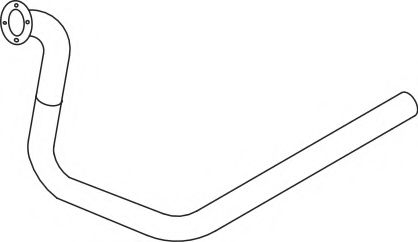 Труба выхлопного газа DINEX 80134