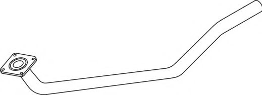 Труба выхлопного газа DINEX 80136