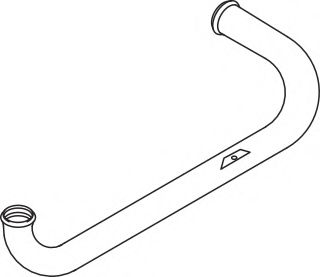 Труба выхлопного газа DINEX 80205