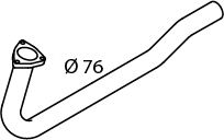 Труба выхлопного газа DINEX 47121