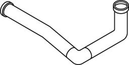 Труба выхлопного газа DINEX 44156