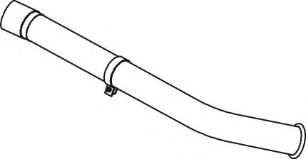 Труба выхлопного газа DINEX 49706