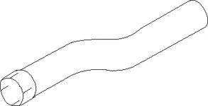 Труба выхлопного газа DINEX 47548