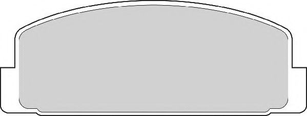 Комплект тормозных колодок, дисковый тормоз NECTO FD6554A