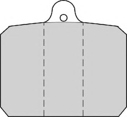 Комплект тормозных колодок, дисковый тормоз NECTO FD6331A