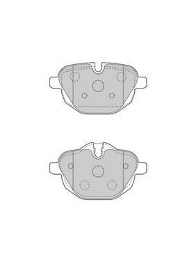 Комплект тормозных колодок, дисковый тормоз NECTO FD7521A