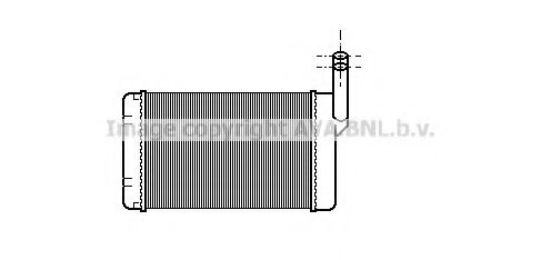 Теплообменник, отопление салона AVA QUALITY COOLING BW6030