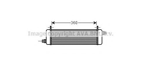 масляный радиатор, двигательное масло AVA QUALITY COOLING RT3464