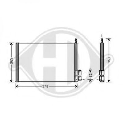 Конденсатор, кондиционер DIEDERICHS 8140400